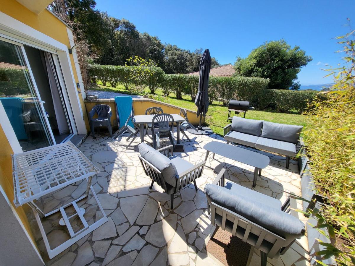 T3 Propriano Vue Mer, Neuf, Climatise Et Classe 4 Etoiles Viggianello Exteriör bild